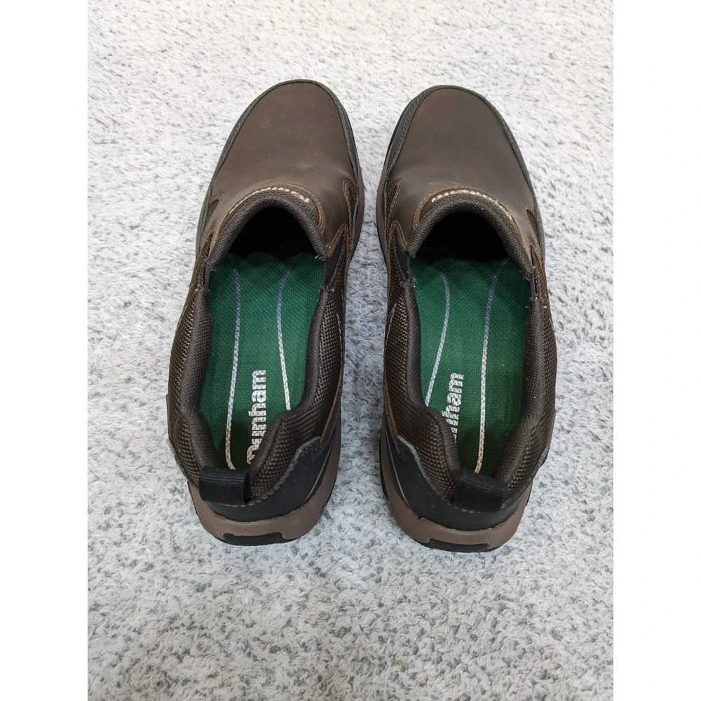 New Dunham‎ Cloud Plus Slip-On Men's 7D Brown Waterproof Hiking Shoes CI6375 NIB